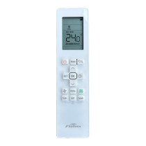 Unitate interioară Fisher Art 3,5 kW – Alb, panou textil gri-argintiu